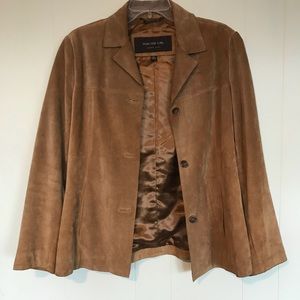 Marc New York: Andrew Marc Cognac Leather Jacket